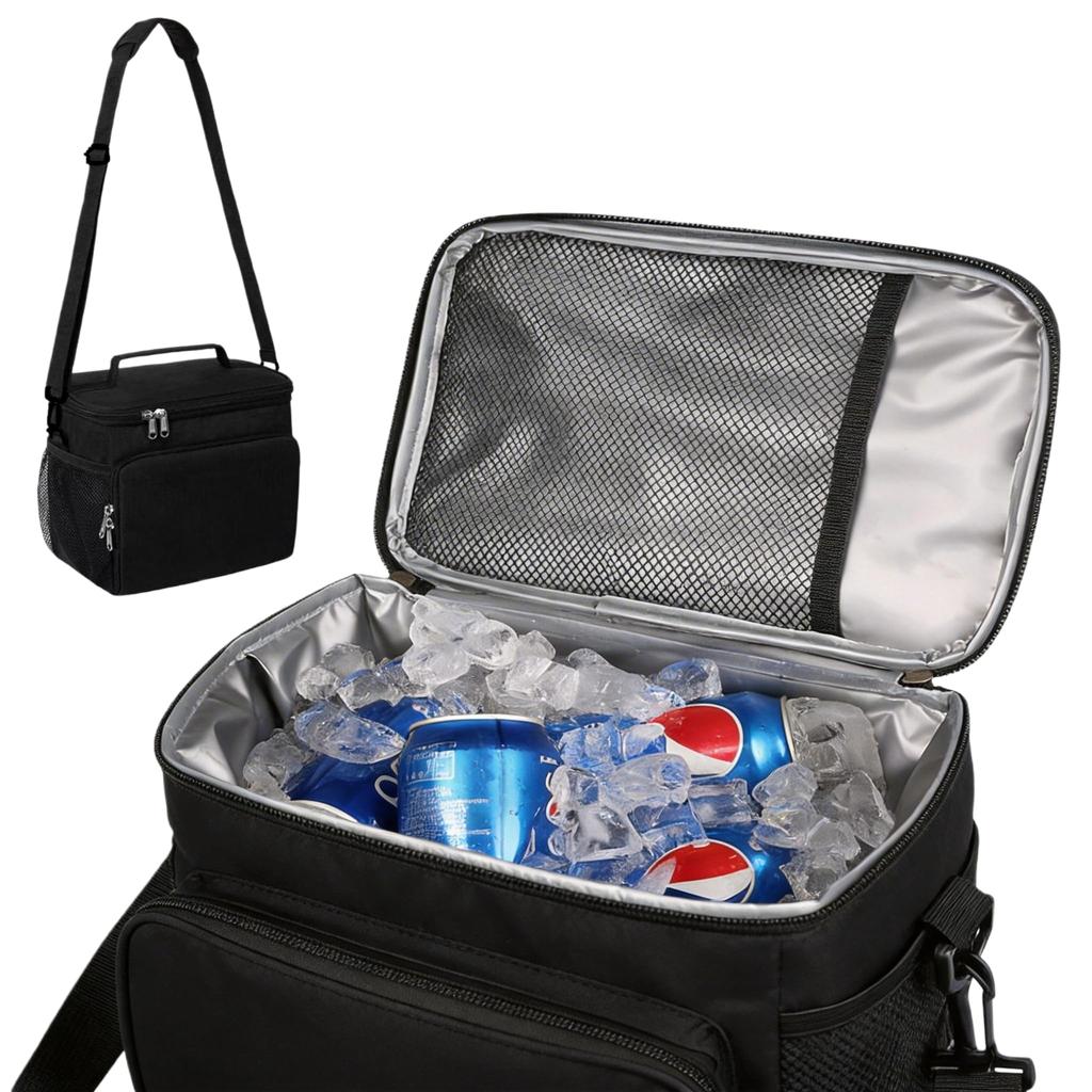 10L Large Capacity Cooler Keeps Food Cold for 12 Keeps Food Warm for Lunch Insulated Lunch Foldable and Easy to Perfect for and Unisex Box, Hours, 4-6