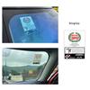 Auto Frontscheibe Statischer Aufkleber Wasserdicht Statische Folie Passend für Mini Cooper R50 R52 R53 R55 R56 R60 R61 F54 F55 F60 Clubman