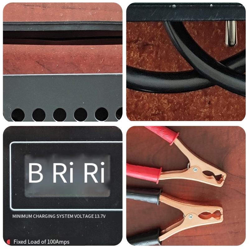 Tester di carico batteria auto Tester voltmetro Strumento di misurazione 6/12/24V Display LCD per moto Barche Strumento di misurazione