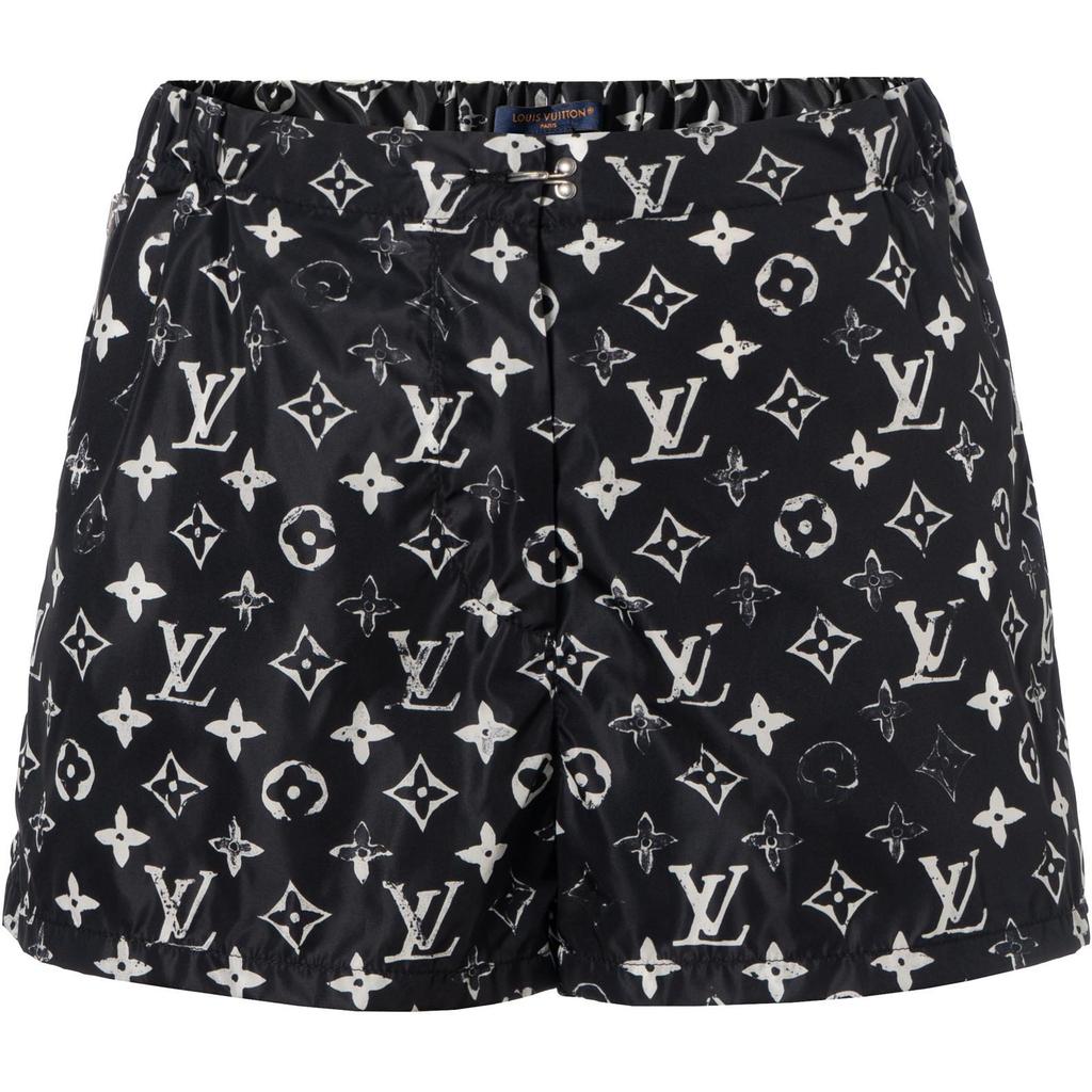 Louis Vuitton Šortky s monogramem v efektu šablony 1A5TSP