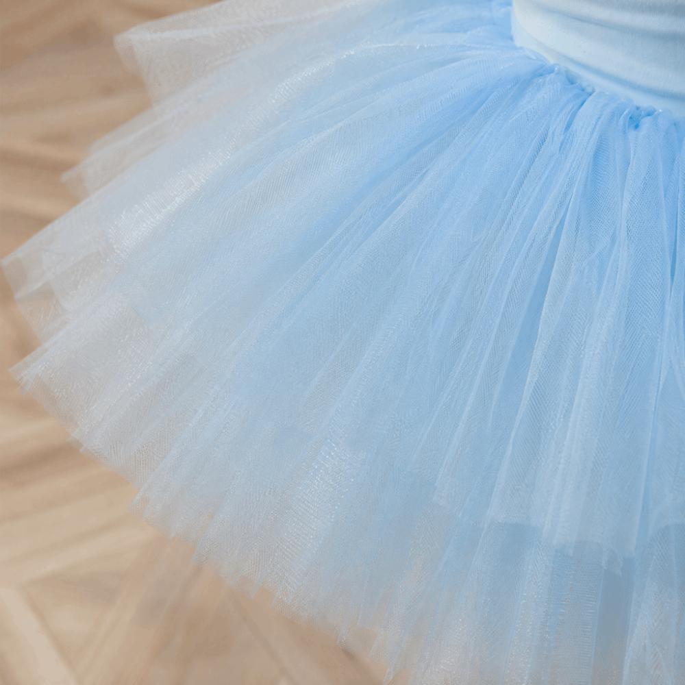 Sleeveless Ballet Costume Dress Cross Strap Gymnastics Dance Leotard Ballerina Fairy Dress  Grading