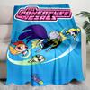 1PC The Powerpuff Girls printed blanket, all season lightweight home office outdoor nap multifunctional blanket A13