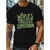 European Sizes Men's T-Shirt - Funny Irish Graphic Tee with Bold Statement Text, Lightweight Crew Neck Shirt for St. Patrick's Day Parties