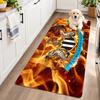 Flannel Kitchen Mat Newcastle United Football Soft Area Rug Non Slip Floor Carpet Home Decoration