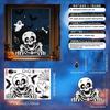 Halloween Decorations Horror Wall Stickers Skull Stickers Halloween Static Stickers