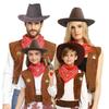 Halloween Costumes, Boy and Girl Cowboys, Shows, Adult Children's Parent-child Performance Suits