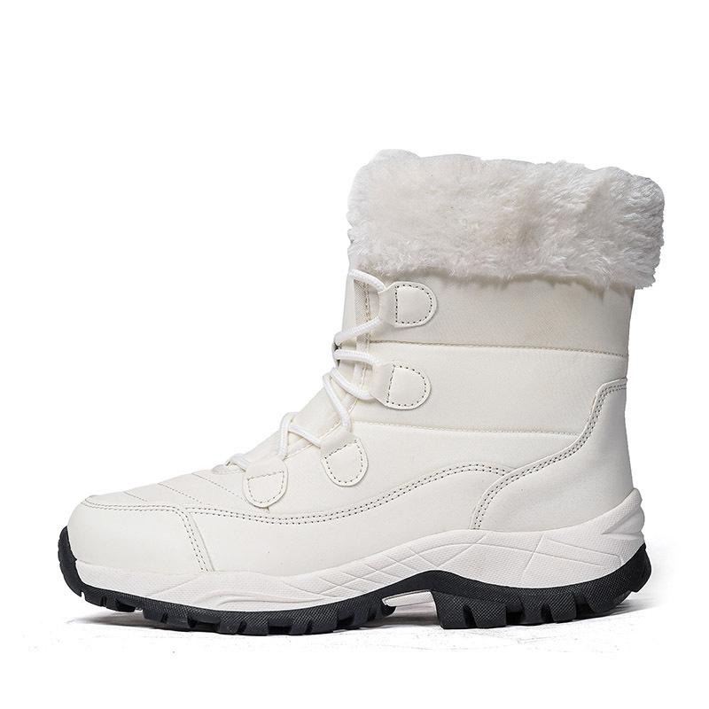 2025 Women's High-top Winter Snow Boots - Outdoor Travel Cotton Combat Footwear