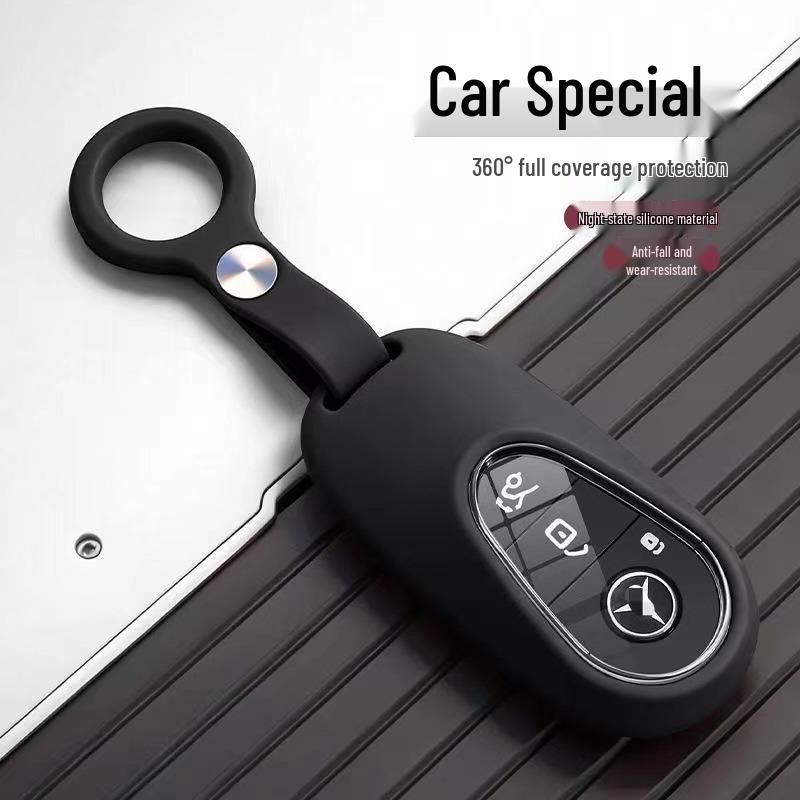 Silicone Key Cover for Mercedes E-Class E300L, C260L, GLC300, C-Class, S-Class