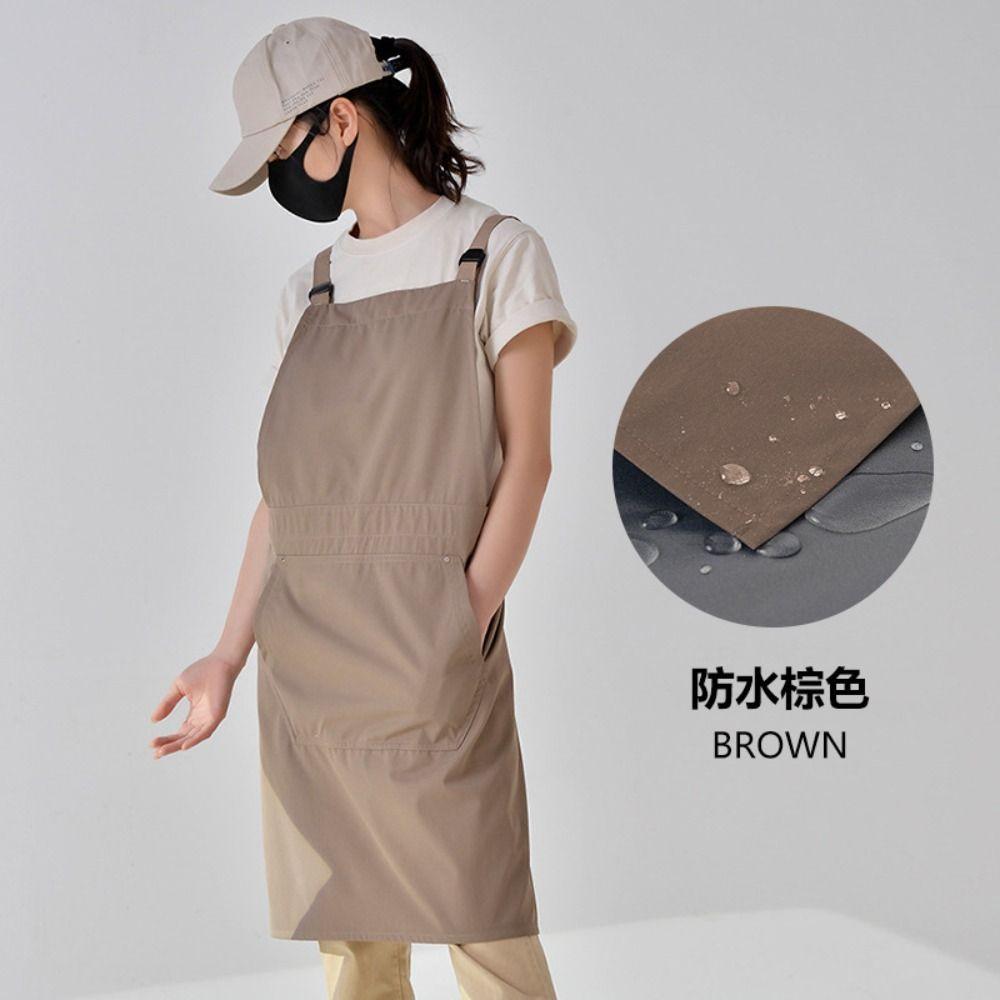 Workwear Korean Restaurant Apron Apron Adjustable Kitchen Aprons  Picnics Parties BBQ Camping