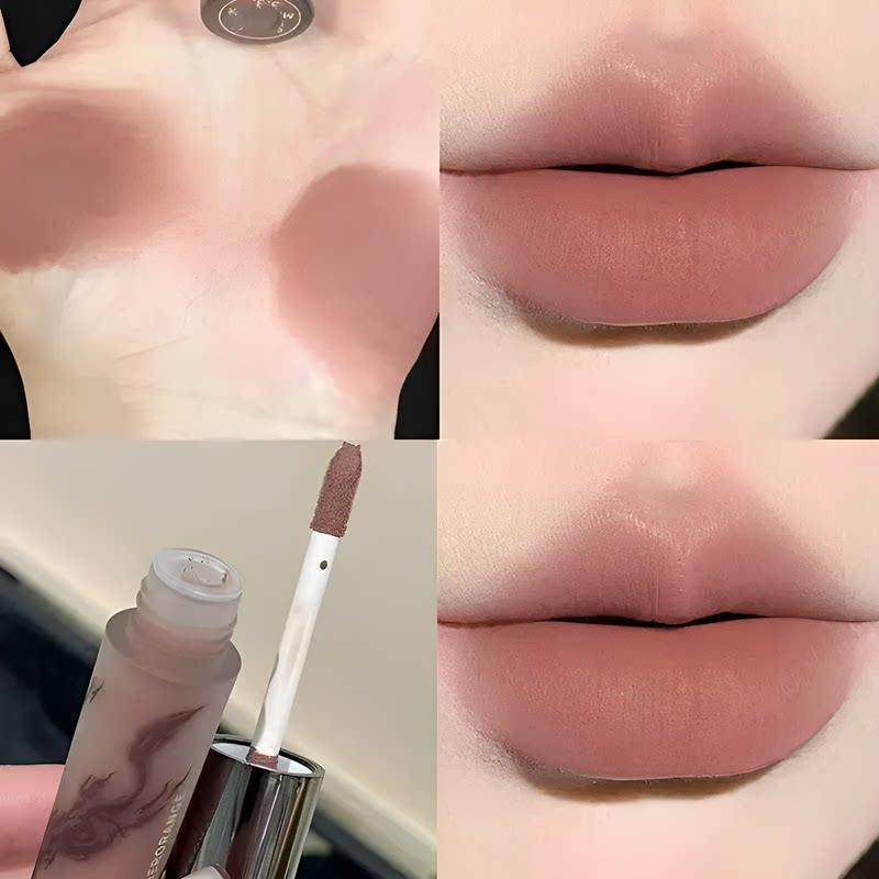 Matte Velvet Lip Gloss That Doesn'T Dry Out Lips, Enhances Color and Complexion, Waterproof Lip Gloss for Students and Women