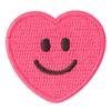 Three Loves Smiley Face, Flower Cloth Sticker, Clothes Love Embroidery Patch Sticker, T-Shirt, Pants, Holes, Self-Adhesive And Seamless Repair Subsidy