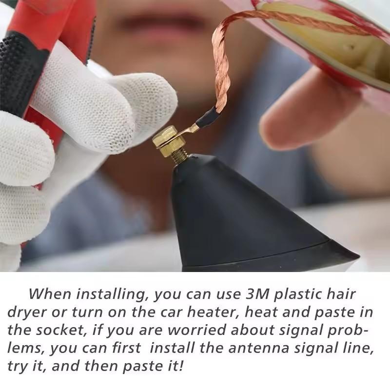 Car Shark Fin Antenna Universal Auto Radio Signal Aerials Roof Antennas Car Styling Automobile Decoration Exterior Accessories