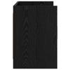 TV Stand 102 x 33 x 47 cm Black Oak Particleboard