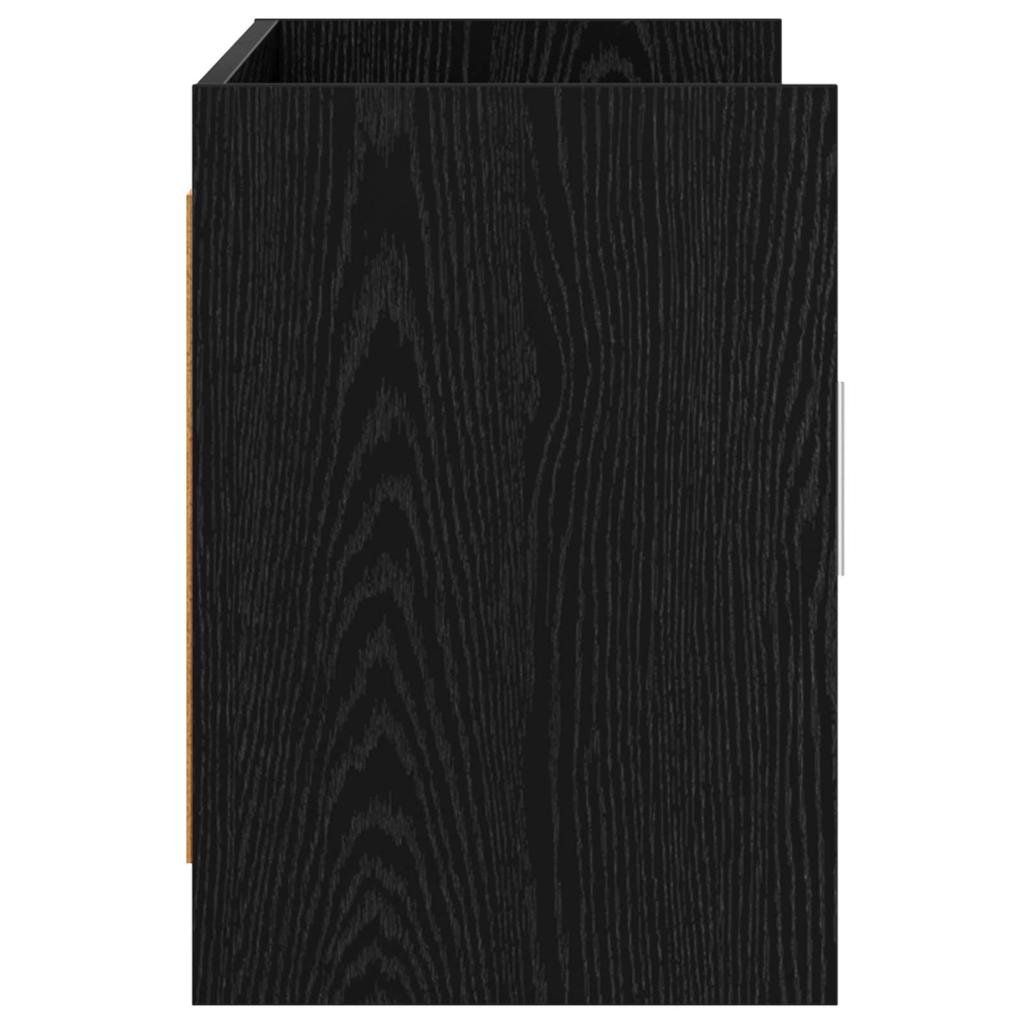 TV Stand 102 x 33 x 47 cm Black Oak Particleboard