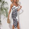 Breathable Soft Swimsuit Dress Pool Parties Dress Sleeveless Feature 3D Butterfly Detailing For Island Getaways Spa