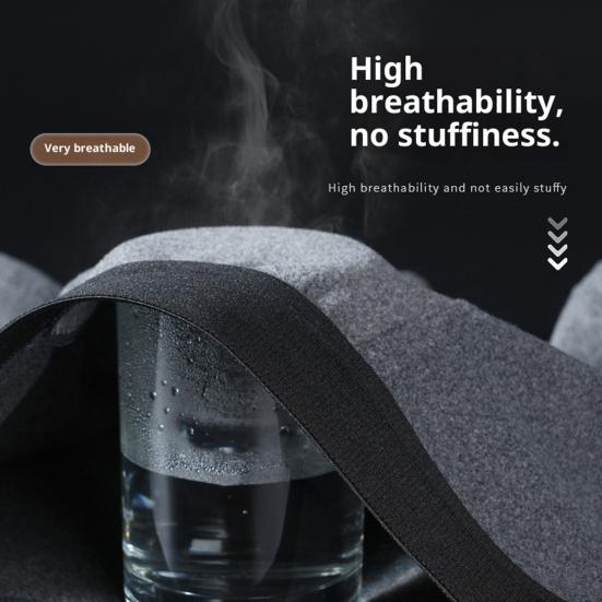 Men Boxer Underwear Mid-rise Elastic Waistband U-Convex Panties Patchwork Color Plush Thickened Quick-Heating Warm Underwear