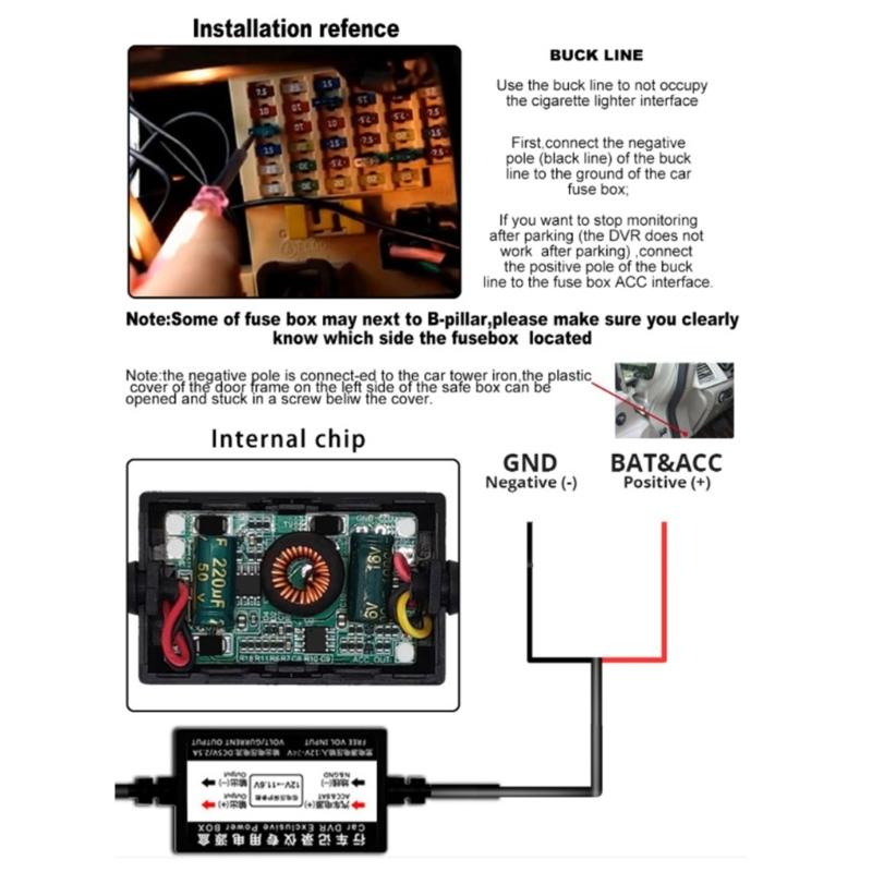 Mini DVR 3 Channel 2.4 Inches DashCam Car Full High-Definition Video Recorder Auto Registrator DashCam Camcorder Cameras