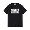 Maglietta DUNDER MIFFLIN Uomo Magliette Moda Maglietta di Cotone Magliette da Ufficio Magliette Maglietta da Donna Magliette da Ragazzo Estate Camisetas Vestiti con Scritte
