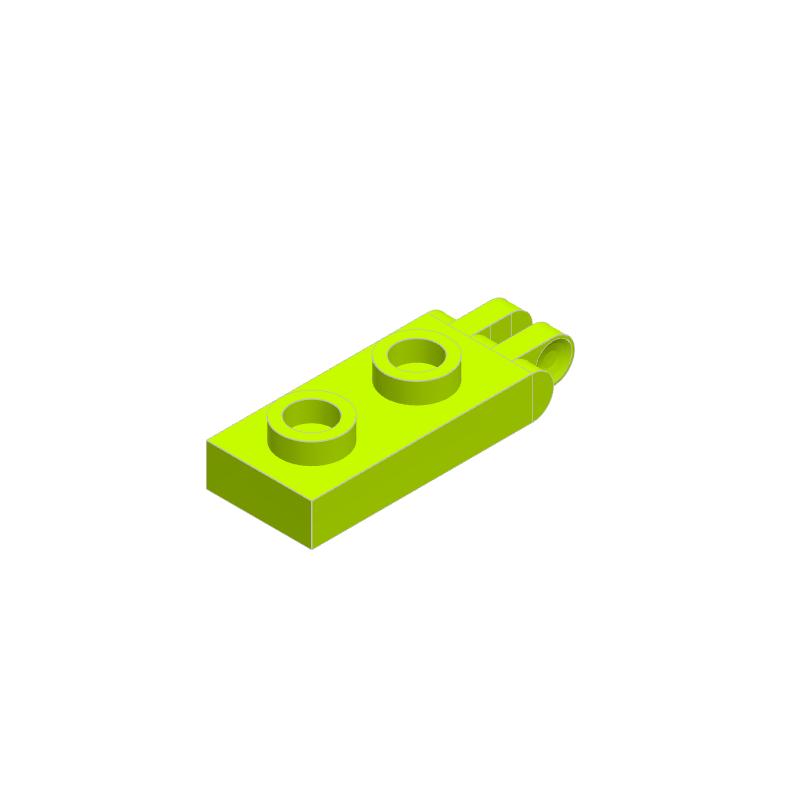 Non-Toxic 50G/125Pcs 4276 1X2 Hinge Plate Building Blocks Moc Classic Accessories Compatible With Brick Children Toys Gift Box