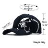 High Quality Personalized Skull Embroidery Fashion Baseball Cap Unisex Couple Outdoor Sports Sun Hat