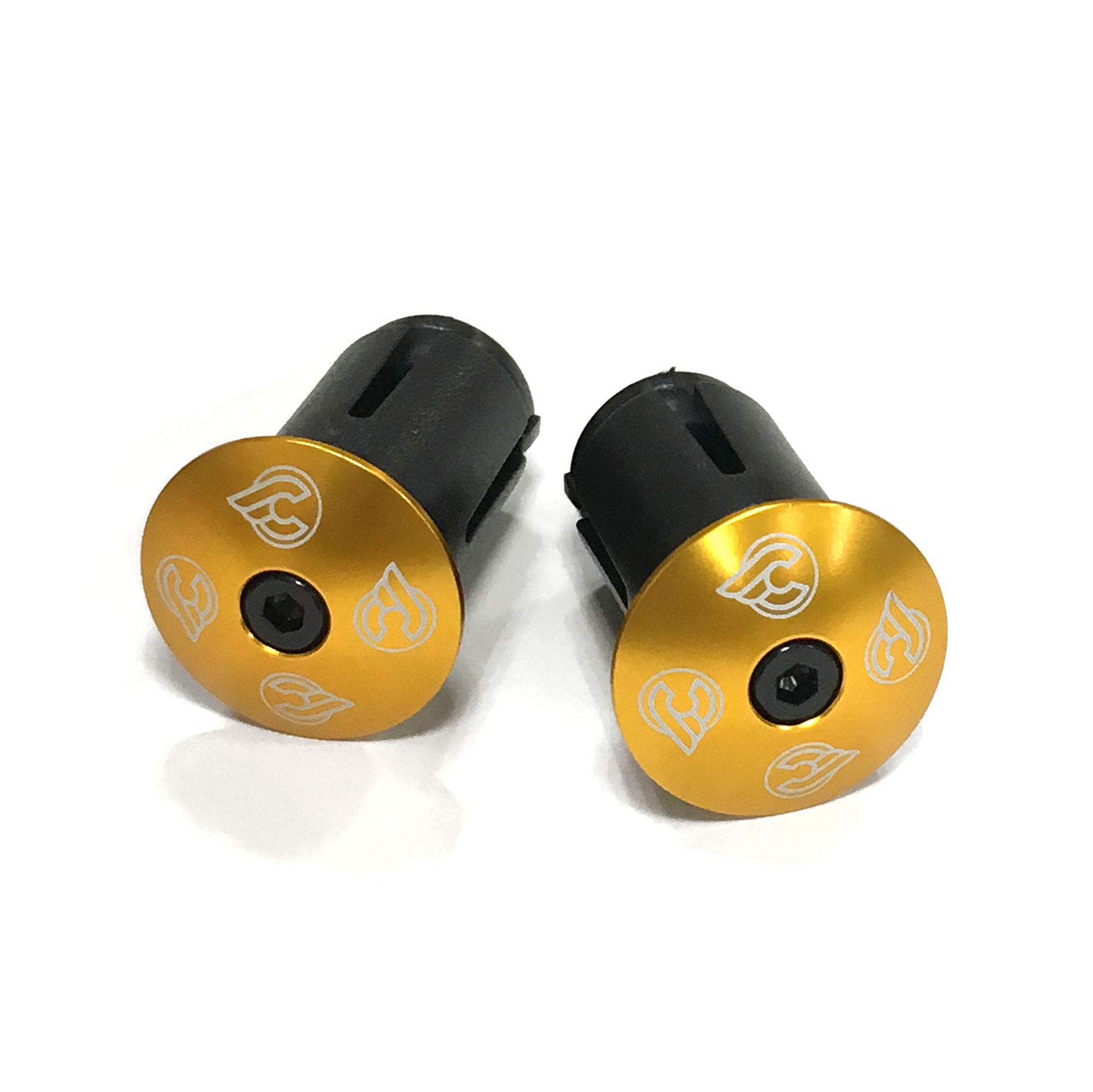 

Cinelli End Plugs Set of 2 + Expander, Gold, золотой