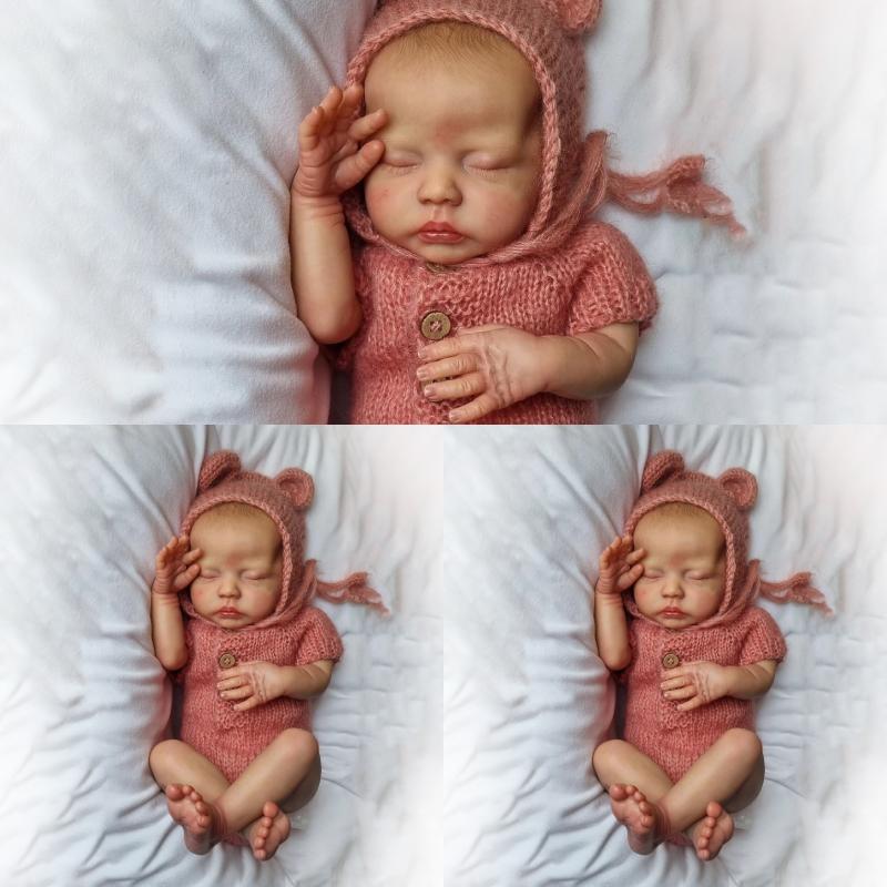 19in Npk Lifelike Reborn Baby Dolls Realistic Newborn Full Body Real Life Toys