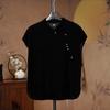 Gold Velvet Top with Stand Collar and Frog Button Accents