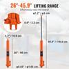 Hydraulic Long Ram Jack, 8 Ton Engine Hoist Cylinder with Single Piston Pump And Clevis Base, Hydraulic Ram Cylinder for Engine Lift Hoists, Hydraulic