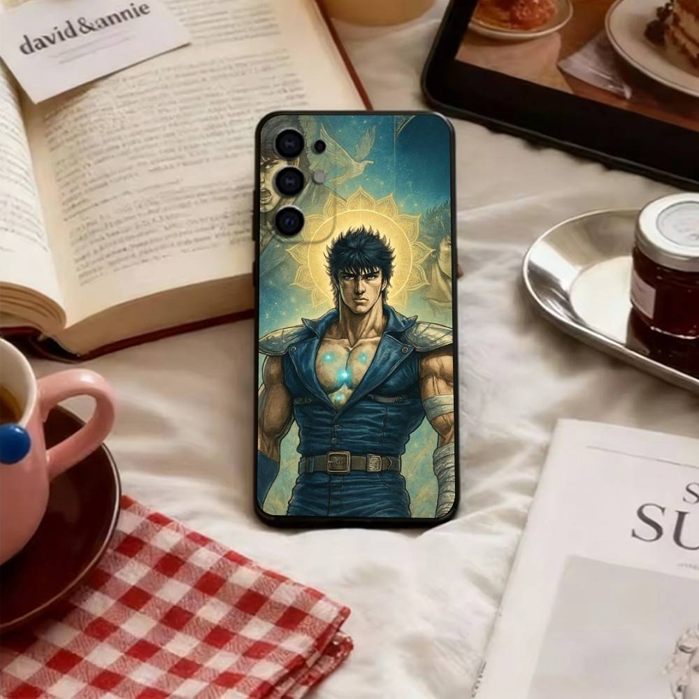 

Fist of the North Star Phone Case Soft black For Samsung S25,S24,S21,S22,S23,S30,Ultra,S20,Plus,Fe,Lite Samsung S24fe