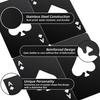 Stainless Bottle Opener Creative Playing Card Design Winemaker Beer Opener Portable Credit Card Size Pocket Beer Bottle Opener