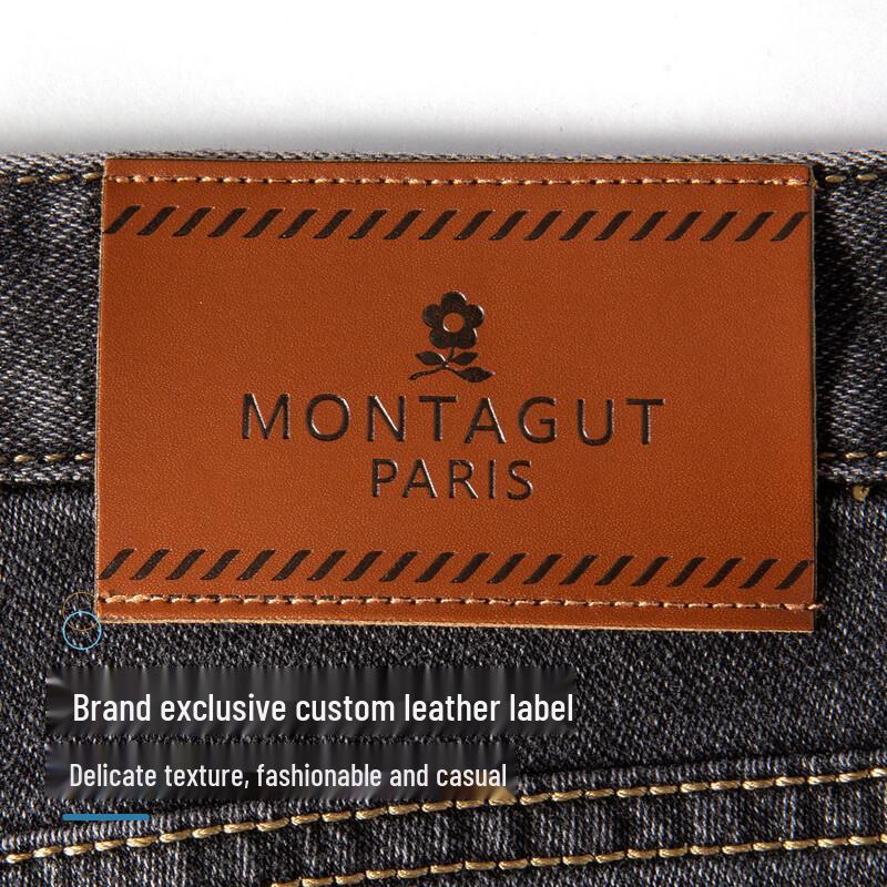 Montagut Men's Washed Straight-Leg Jeans
