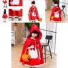 Rotkäppchen Prinzessinnenkleid Halloween Märchenkostüm für Kinder