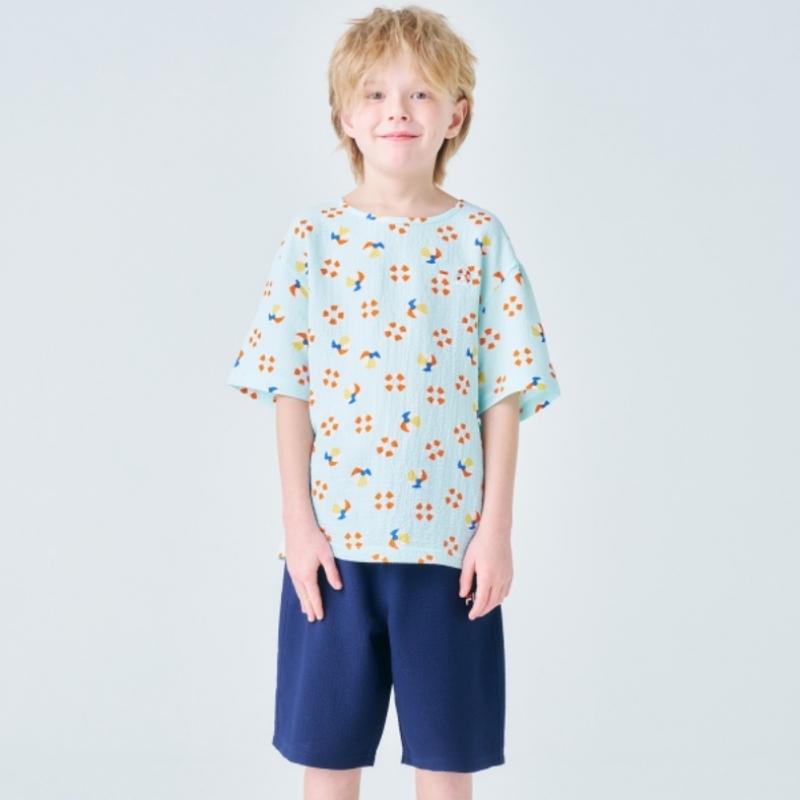 [fila KidS] Wrinkle Paper Boy S Set  fk2fSf2301m Pmi  q0zfk2fSf2301mPmi