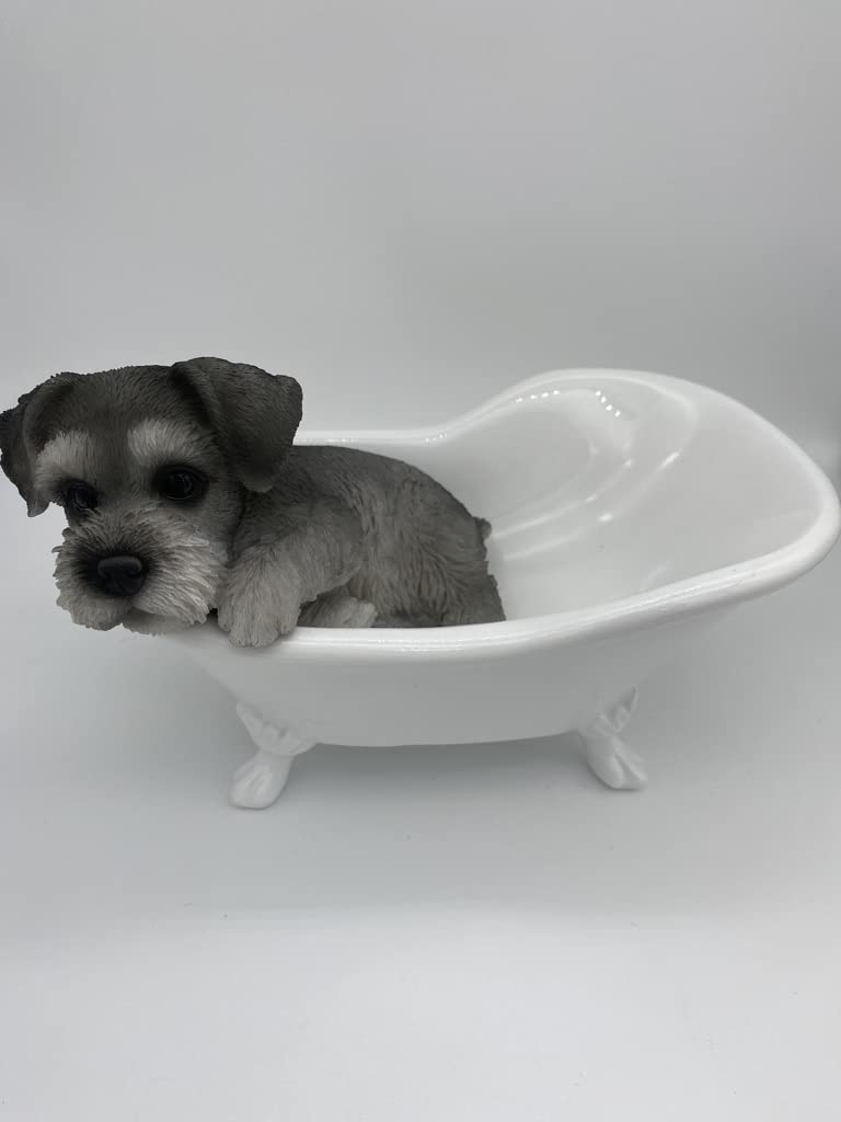 Toyo Sekiyari Dog Ornament Schnauzer (Bathtub)