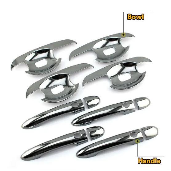 For Renault Koleos Luxurious Chrome Door Handle Covers 2007-2015 Accessories Trim Set of 4Pcs Car Styling 2009 2010 2013 2014