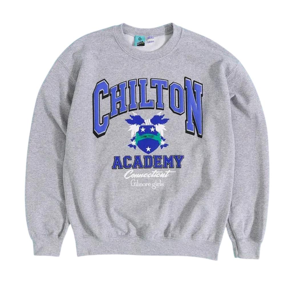 Gilmore Girls Unisex Adult Chilton Academy Puff Print Sweatshirt