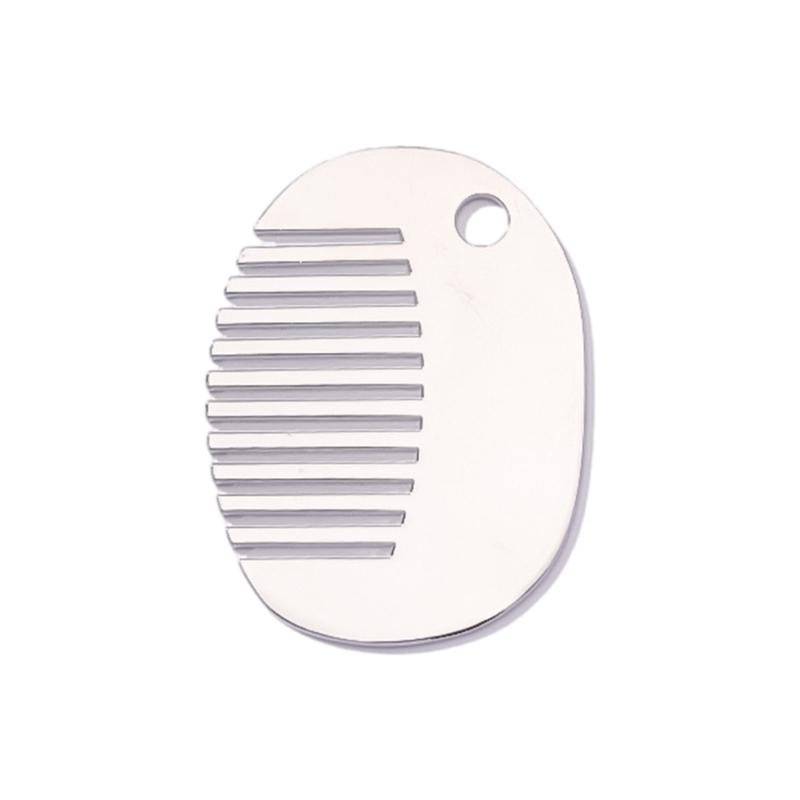 Fashionable Mini Comb Necklace Pendant Portable Hairbrush for Stylish Women Hair Grooming Tool Unique Accessories