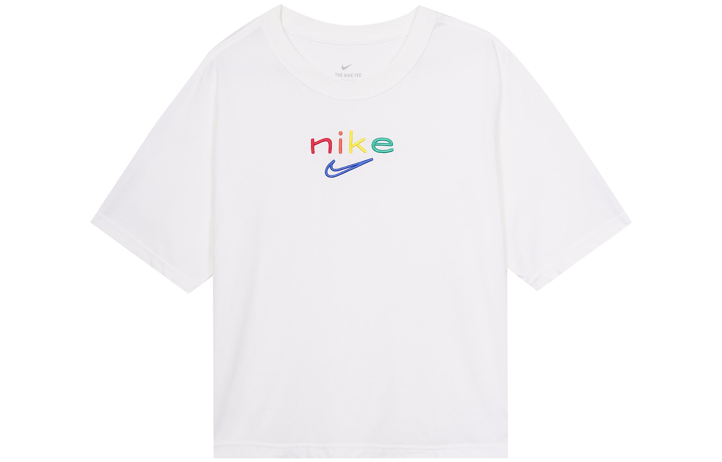 Nike Set in Sleeve T Shirt Women s White DD2849-100 XL