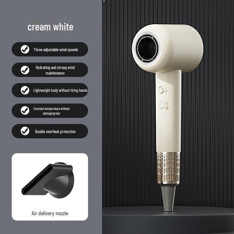 High-Power Ionic Hair Dryer with Temperature Control and Fast-Drying High Wind Speed
