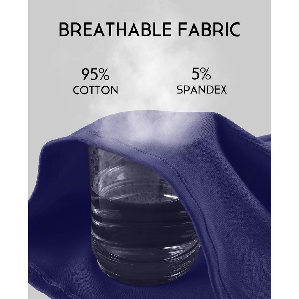 CHARMLEAKS Langes Tanktop für Damen mit Regal-BH, quadratischer Ausschnitt, breite Träger, Camisole, Sommer-Unterhemden aus Baumwolle