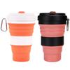 550ml Lightweight to Carry Folding Cup Mountaineering Camping Biking Athletic Multi-Purpose Coffee Cold Drink Retractable Drinkware Mug
