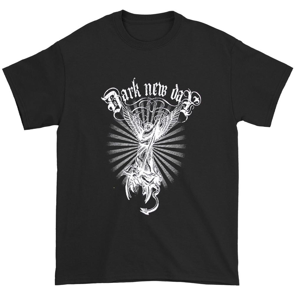 Dark New Day Angel Logo T-shirt Small Black Unisex T-Shirt M