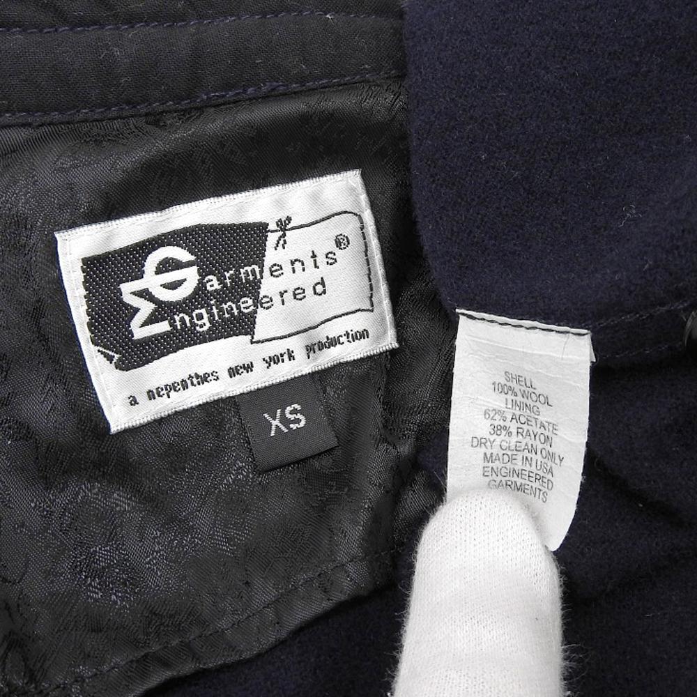 Engineered Garments Excellent condition 100% wool CPO shirt, men's, navy, size XS tops XS NavyUsed