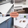 High Gloss Paste Furniture Wall Decals Pvc Pearl Film Water-Repellent Wall Cover Room Do-It-Yourself Self-Adhesive Black/White Wardrobe Kitchen