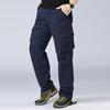 Autumn and Winter Thick Casual Pants Men's Plus Size Overalls Cotton Casual Pants Men