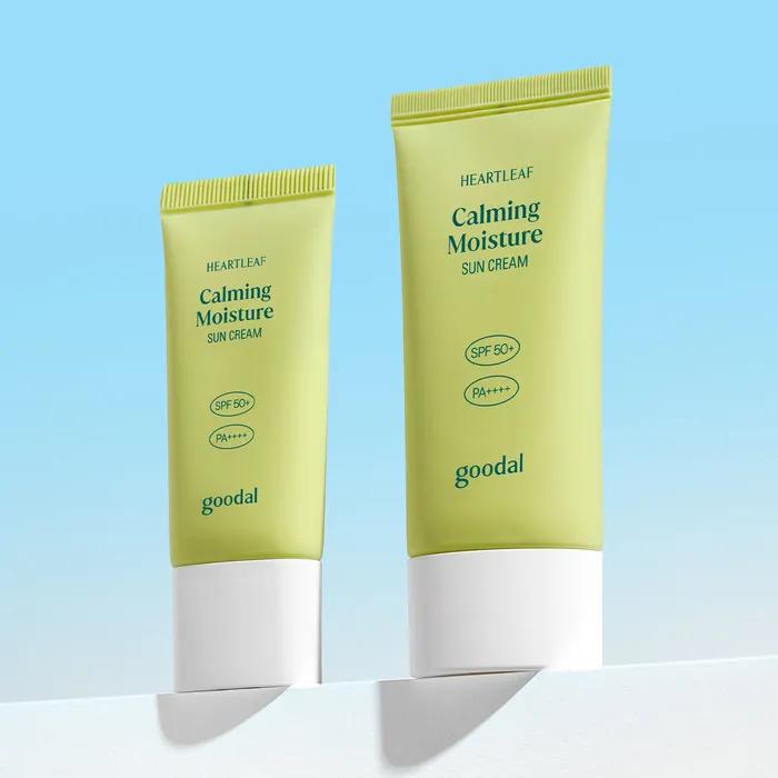 [SET] Goodal Houttuynia Cordata Feuchtigkeit/Feuchtigkeit Tone-Up/Grüner Tone-Up/Mineralischer Sonnenschutz 50ml + Mini (25ml)