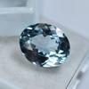 Flawless Blue Aquamarine 7.19 Ct Natural Oval Cut AA+ Certified Gemstone