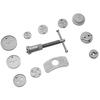 2025+ 12Pcs Universal Car Disc Brake Caliper Rewind Back Brake Compressor Tool Kit Set for Automobiles Garage Repair Tool