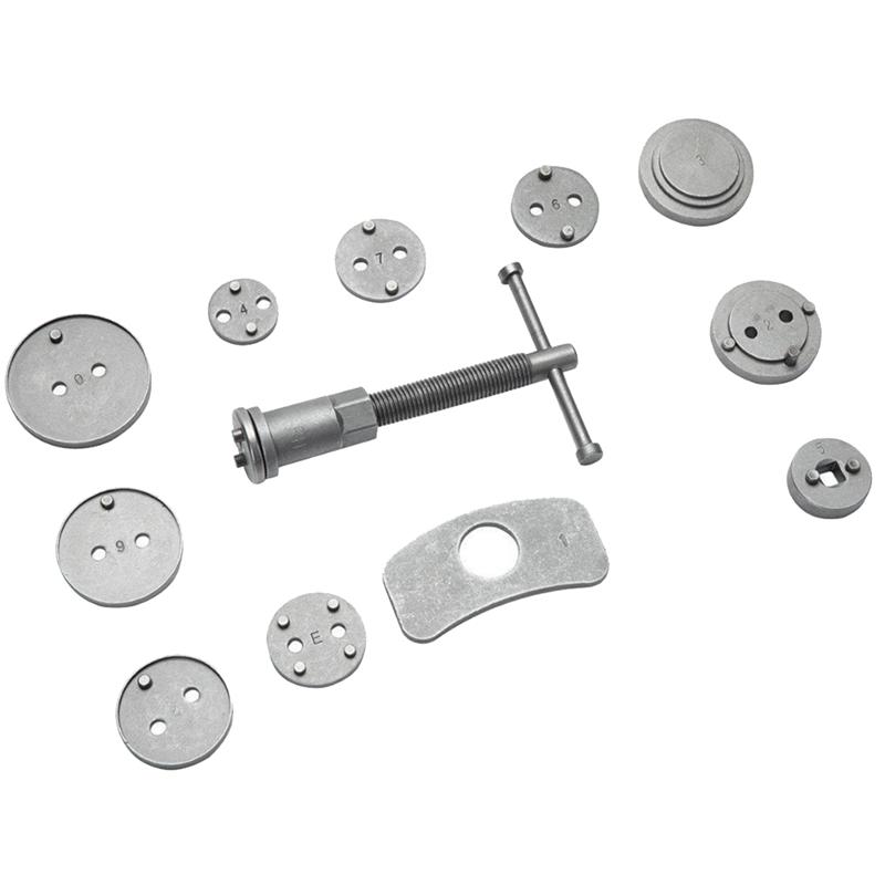 2025+ 12Pcs Universal Car Disc Brake Caliper Rewind Back Brake Compressor Tool Kit Set for Automobiles Garage Repair Tool
