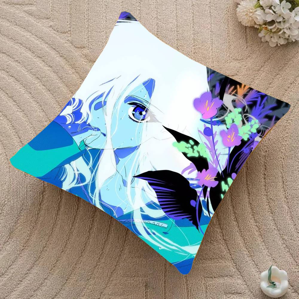 Anime Z-Zenshu Pillow Case Home Decor Throw For Sofa Bed Car Room Decor Gift Idea